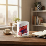 Taza De Café Tomar cámara retro fácil<br><div class="desc">Para todos los amantes de las fotos, ¡festejen sus ojos en este lindo diseño gráfico! Es la combinación perfecta de lo retro y lo moderno, con un ilustracion encantador de una cámara retro junto con un pegatina elegante que dice "TAKE IT FASY". ¡Hazlo tú mismo etiquetando tu nombre en la...</div>