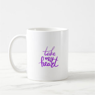 Taza De Café tomar mi corazón