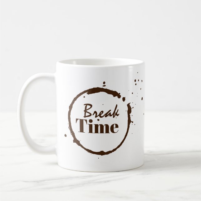Taza De Café Tomar un descanso para el café (Izquierda)