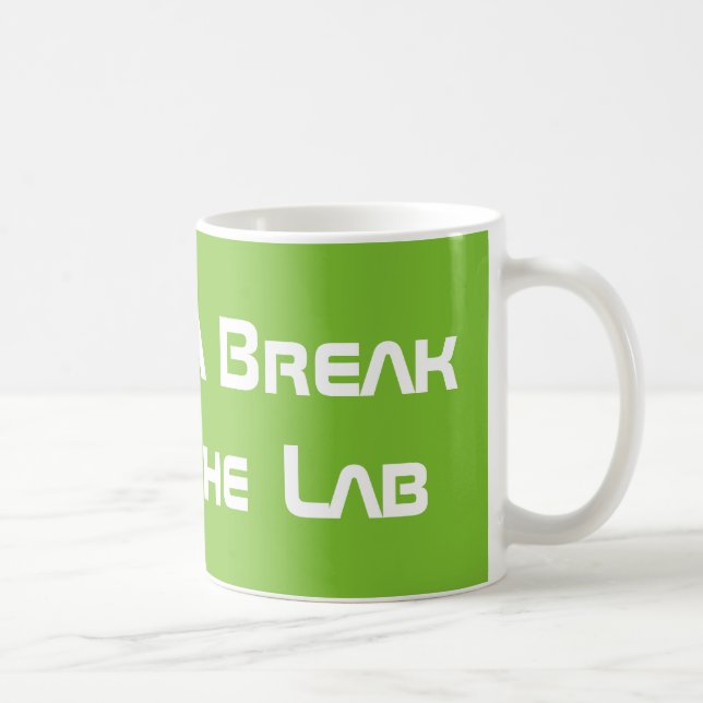 Taza De Café Tomar una rotura del laboratorio (Derecha)