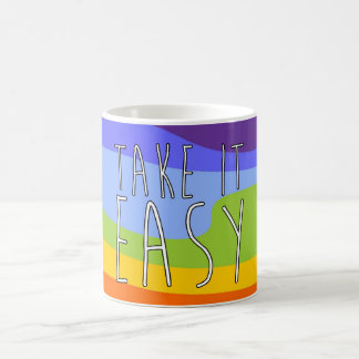 Taza De Café TOMARLO FÁCIL + su fondo