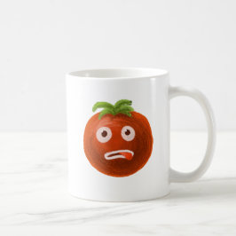 Taza De Café Tomate divertido del dibujo animado