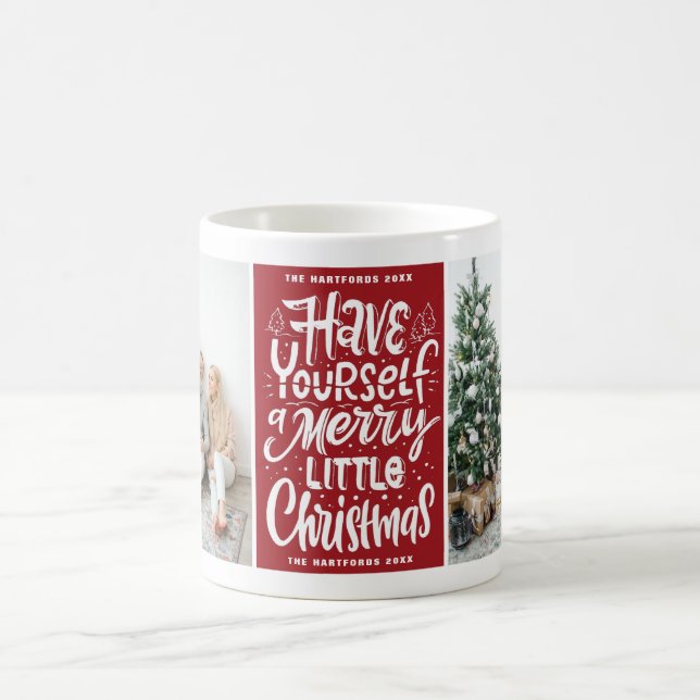 Taza De Café Tómate una foto de unos Navidades rojos. (Centro)