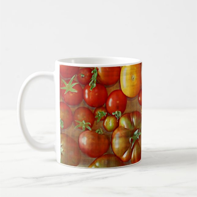 Taza De Café Tomates de la herencia (Izquierda)