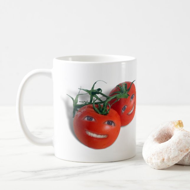 Taza De Café Tomates Dulces (Con donut)
