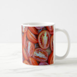 Taza De Café Tomates recién cortados