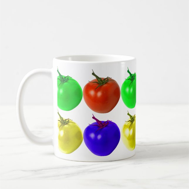 Taza De Café Tomates - taza del té/de café (Izquierda)