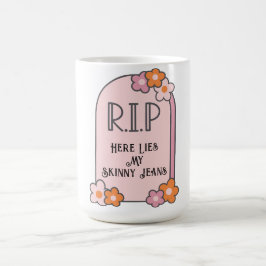 Taza De Café Tombstone para los jeans flacos