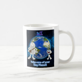 Taza De Café Tome el cuidado de su planeta minúsculo