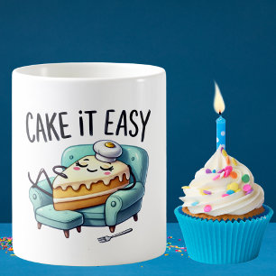 Taza De Café Tómelo Fácil - Tartas Relajantes