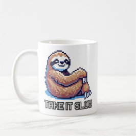 Taza De Café Tómelo lento colgante Sloth