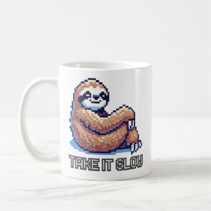 Taza De Café Tómelo lento colgante Sloth