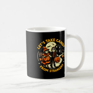 Taza De Café Tomemos a Candy de los extraños divertidos Hallowe