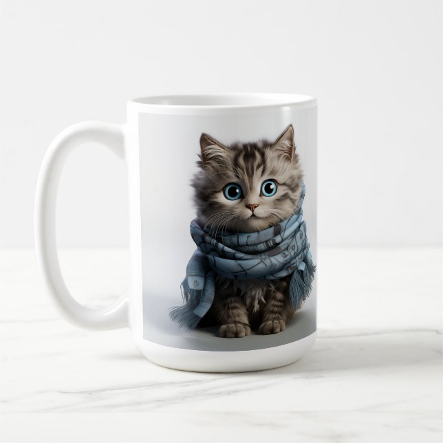 Taza De Café Tommy, el gato de peluche más fluido (Izquierda)