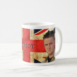 Taza De Café Tommy Robinson - Un verdadero patriota (con bander