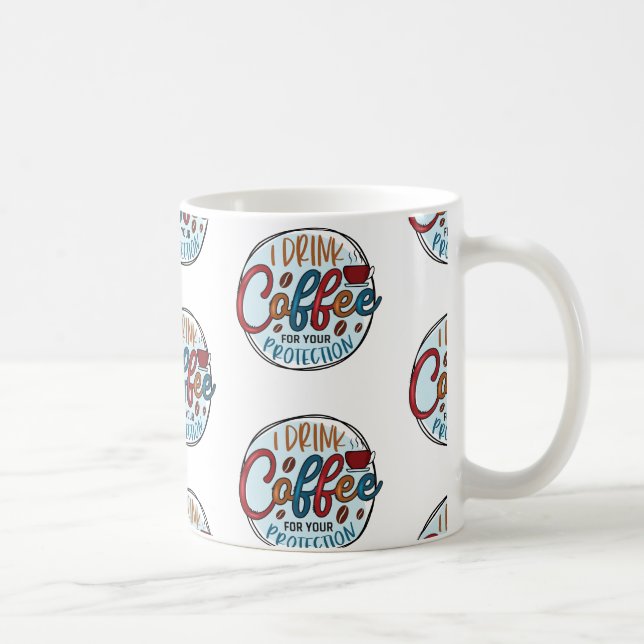 Taza De Café Tomo café para protección (Derecha)