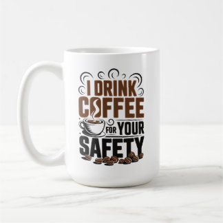 Taza De Café Tomo café por tu seguridad
