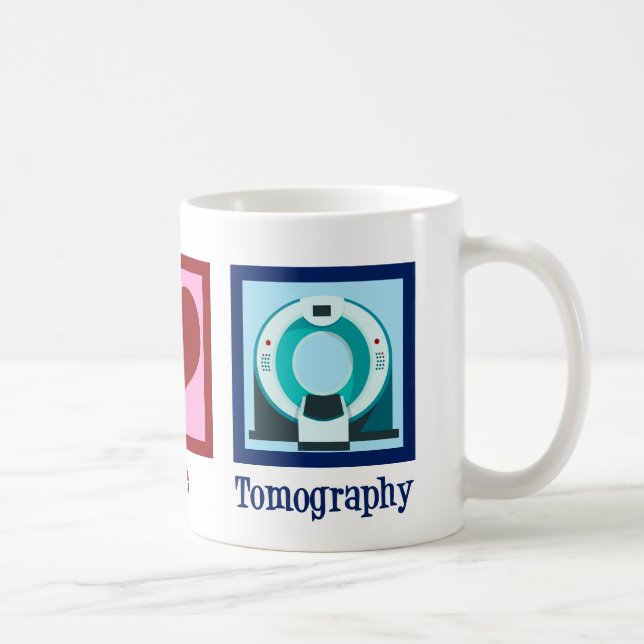Taza De Café Tomografía Paz Tomografía de Amor (Derecha)