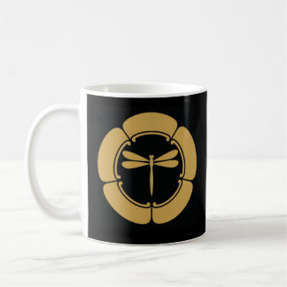 Taza De Café Tonbo Gold oki con Kanji
