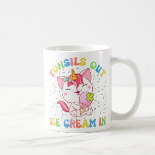 Taza De Café Toneladas fuera, Helado Crema adentro   Gato de un