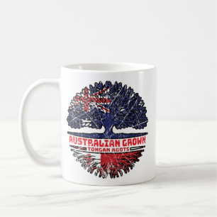 Taza De Café Tonga Tonga Bandera de Australia Árbol australiano