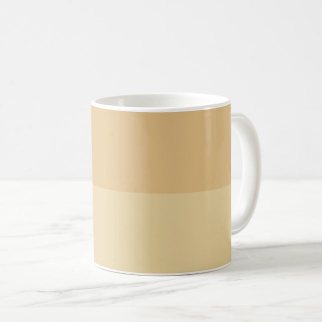 Taza De Café Tonos de Camel tan beige (Anverso derecho)