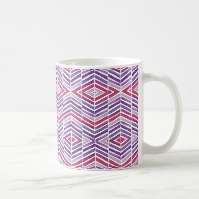 Taza De Café Tonos de la gema del diamante (Derecha)