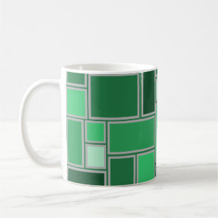 Taza De Café Tonos verdes