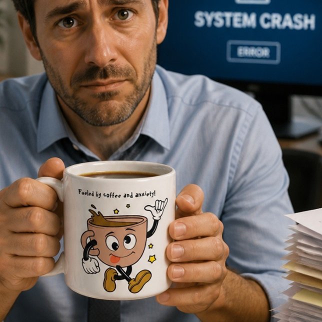 Taza de café tonta y de ansiedad (Subido por el creador)
