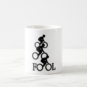 Taza De Café Tonto de Bicicleta - Regalo de Fanático Ciclista