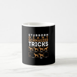 Taza De Café Tonto gigante Schnauzer Tricks Perro Tricks