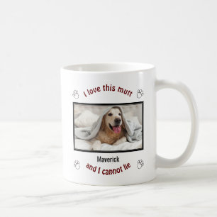 Taza De Café Tonto, me encanta este MUTT   Perro Perro personal