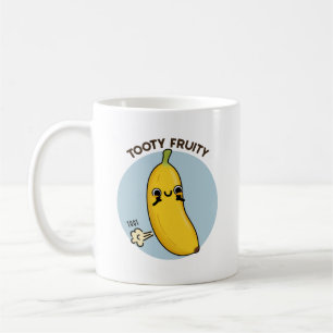 Taza De Café Tooty Fruity Funny Banana Fruit Pun