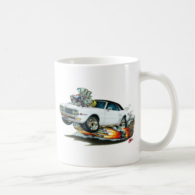 Taza De Café Top Blanco-Negro 1967-68 de Firebird (Derecha)