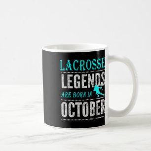 Taza De Café Top Boys + Chicas Lacrosse Legend Nació Diversión