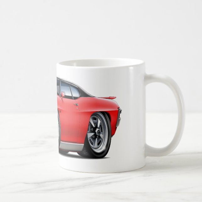 Taza De Café Top Rojo-Negro de 1970 GTO (Derecha)