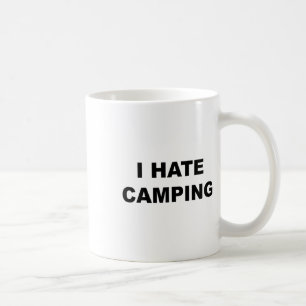 Taza De Café Top That Dice Que Odio A Camping Divertido Porque