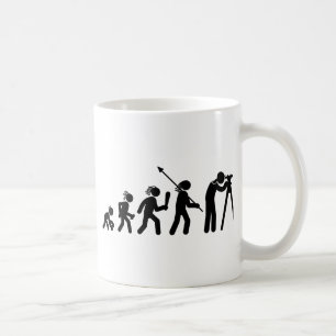 Taza De Café Topógrafo de la tierra