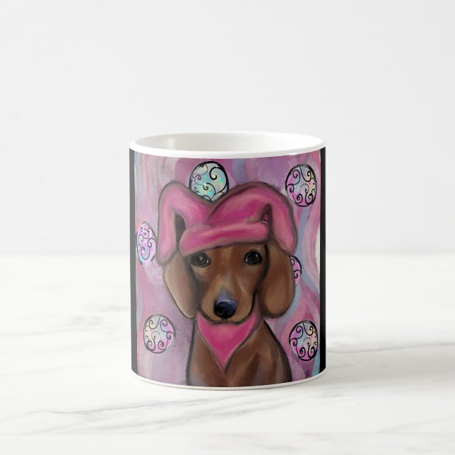 Taza De Café Toque de café de Dachshund (Centro)
