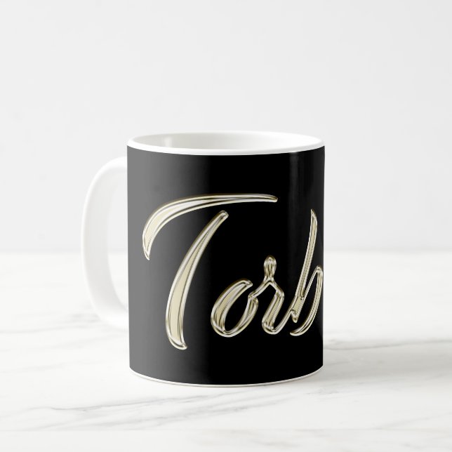 Taza De Café Torben Name whitegold Tasse Teetasse Kaffeetasse (Anverso izquierdo)