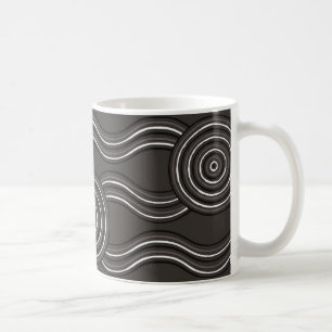 Taza De Café Tormenta artística aborigen