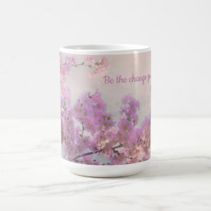Taza De Café Tormenta cerezo en flor café Mug