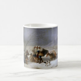 Taza De Café Tormenta de nieve en invierno