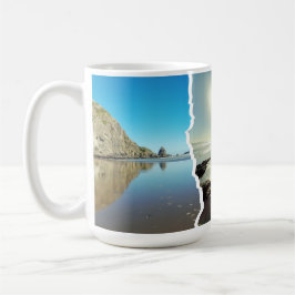 Taza De Café Torn Triptych Auckland West Coast View