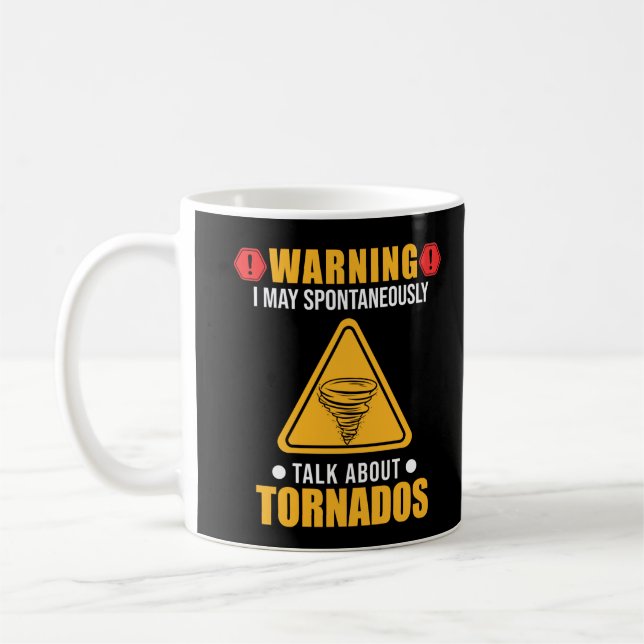 Taza De Café Tornado Funny Meteorólogo Observador del Clima (Izquierda)