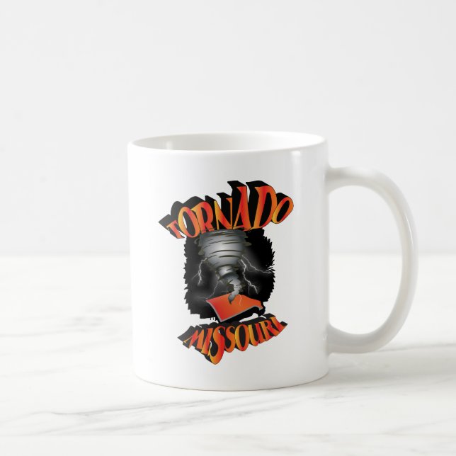 Taza De Café Tornado Missouri (Derecha)