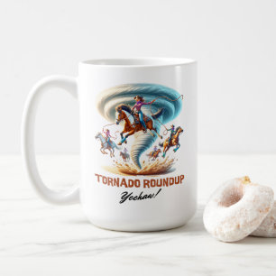 Taza De Café Tornado Roundup Cowgirls Mug - Rodeo, Oeste,