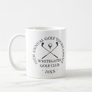 Taza De Café Torneo de palos de golf personalizados 