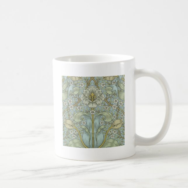 Taza De Café Torneo de primavera de William Morris (Derecha)