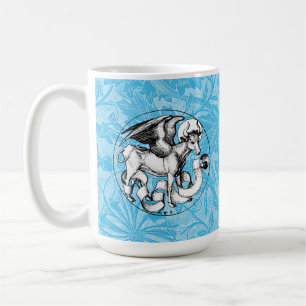 Taza De Café Toro alado del Emblema de San Lucas del siglo XV